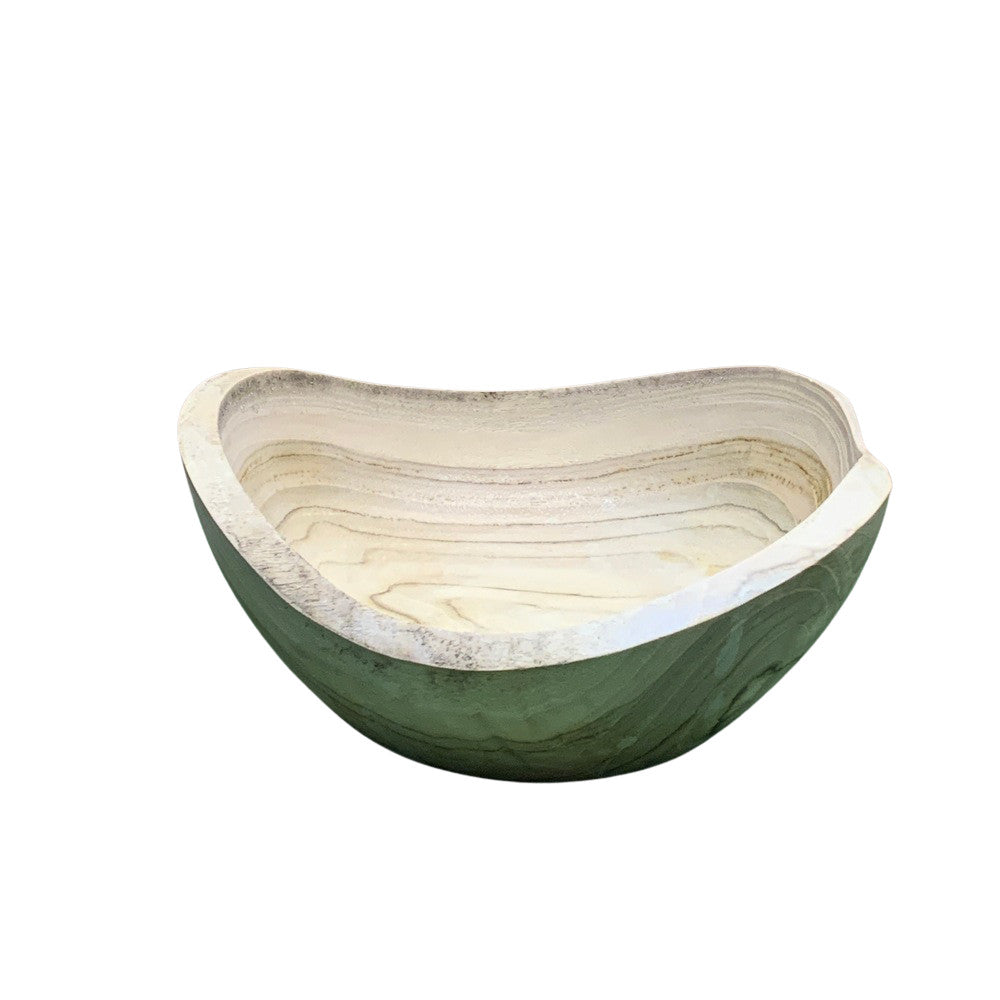 Small Natural Wooden Bowl - Berbere Imports