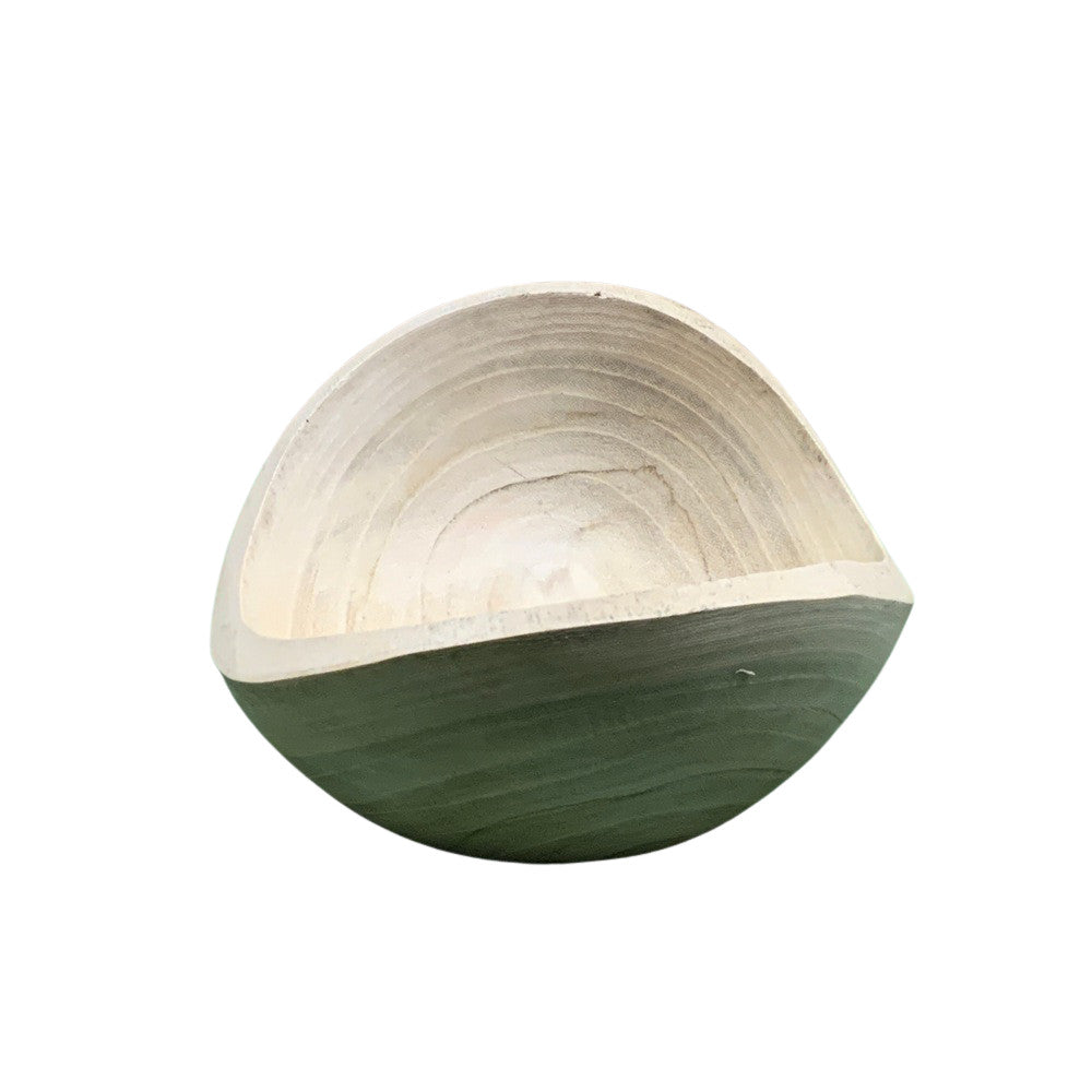 Small Natural Wooden Bowl - Berbere Imports