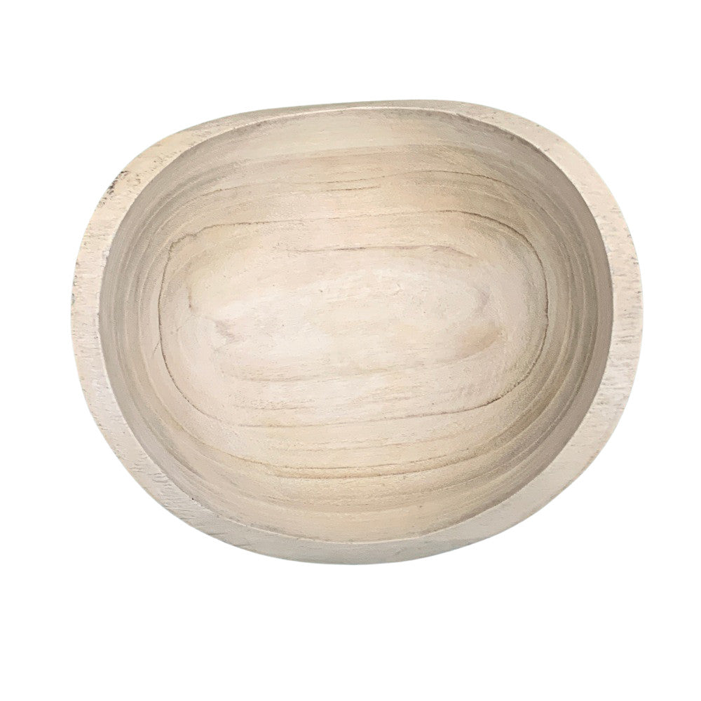Small Natural Wooden Bowl - Berbere Imports