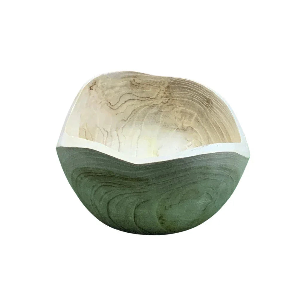 Small Natural Wooden Bowl - Berbere Imports