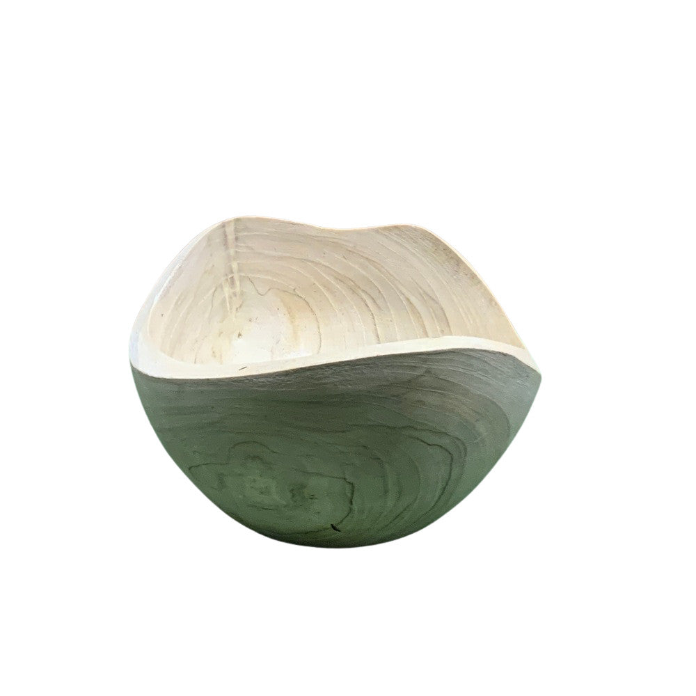 Small Natural Wooden Bowl - Berbere Imports