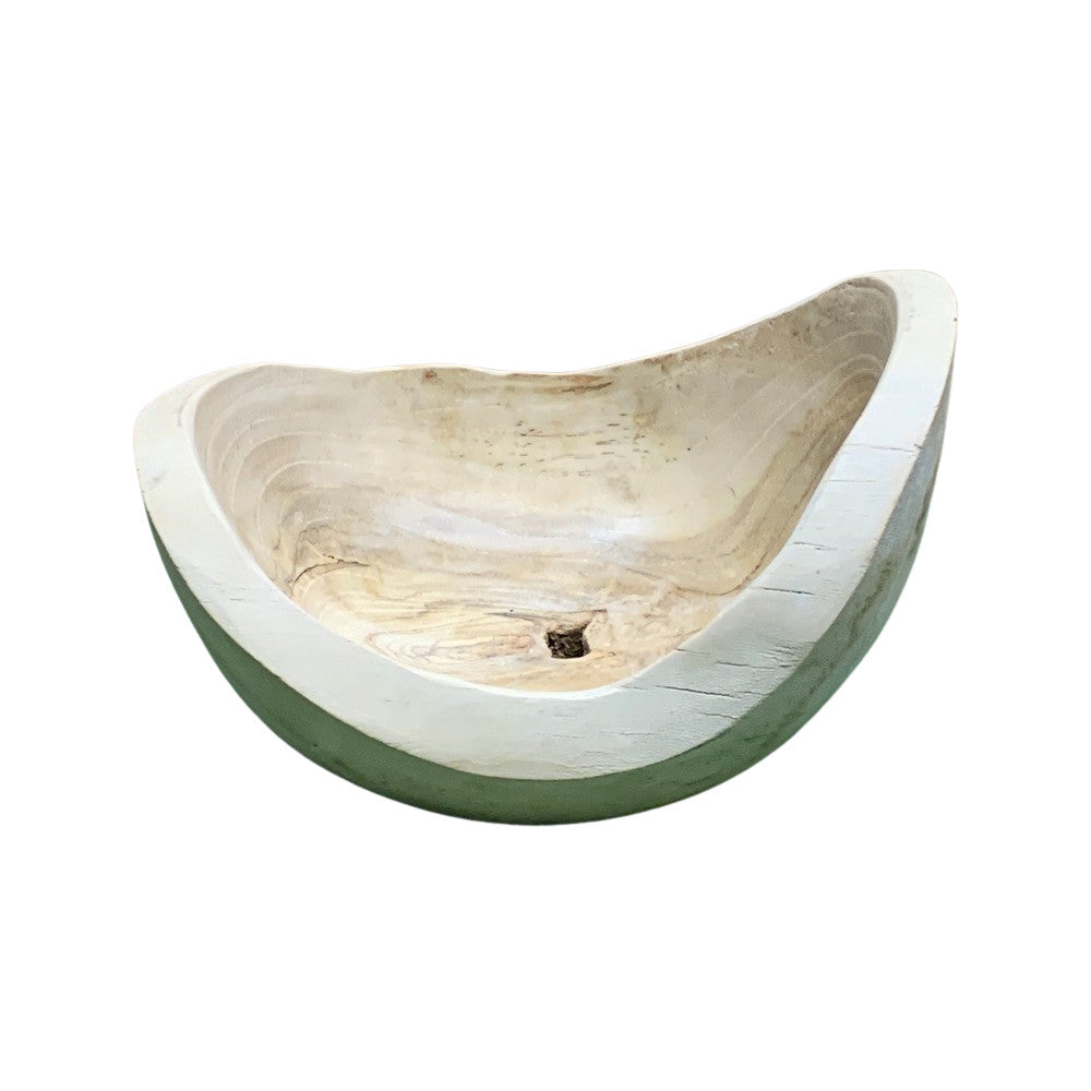 Small Natural Wooden Bowl - Berbere Imports