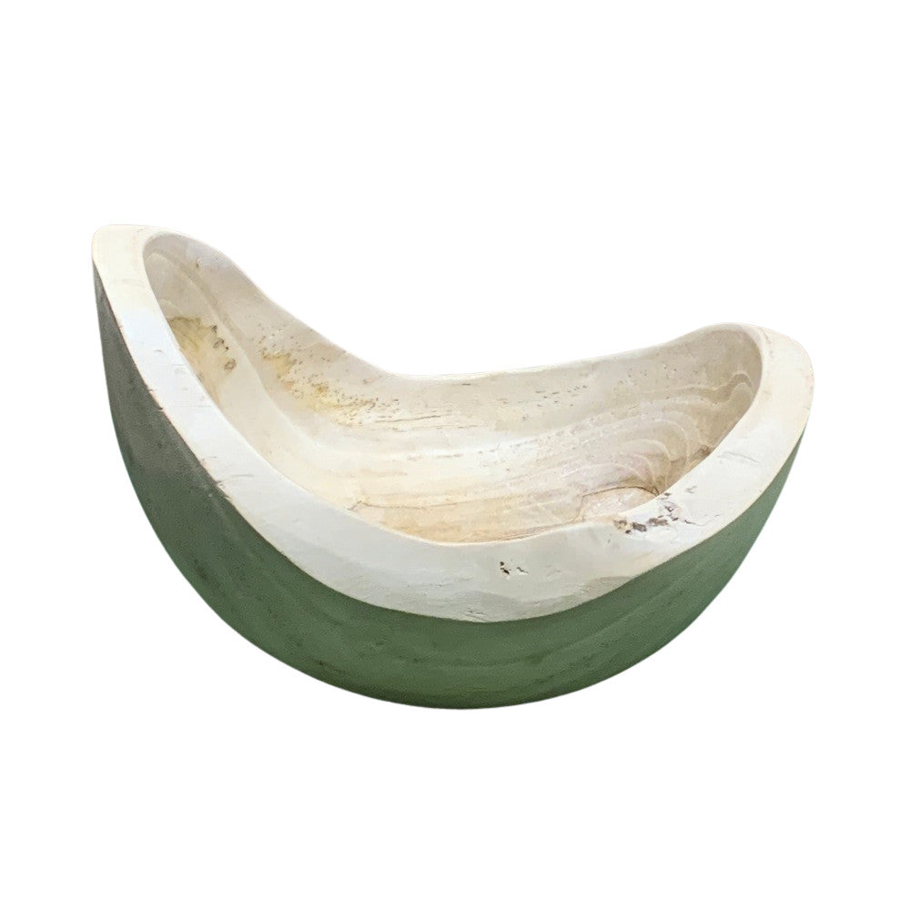 Small Natural Wooden Bowl - Berbere Imports