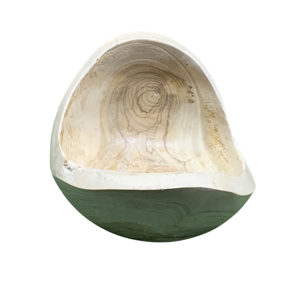 Small Natural Wooden Bowl - Berbere Imports