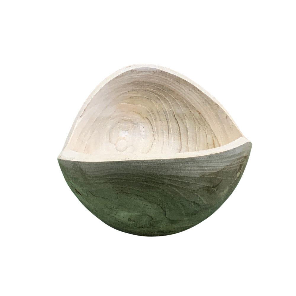 Small Natural Wooden Bowl - Berbere Imports