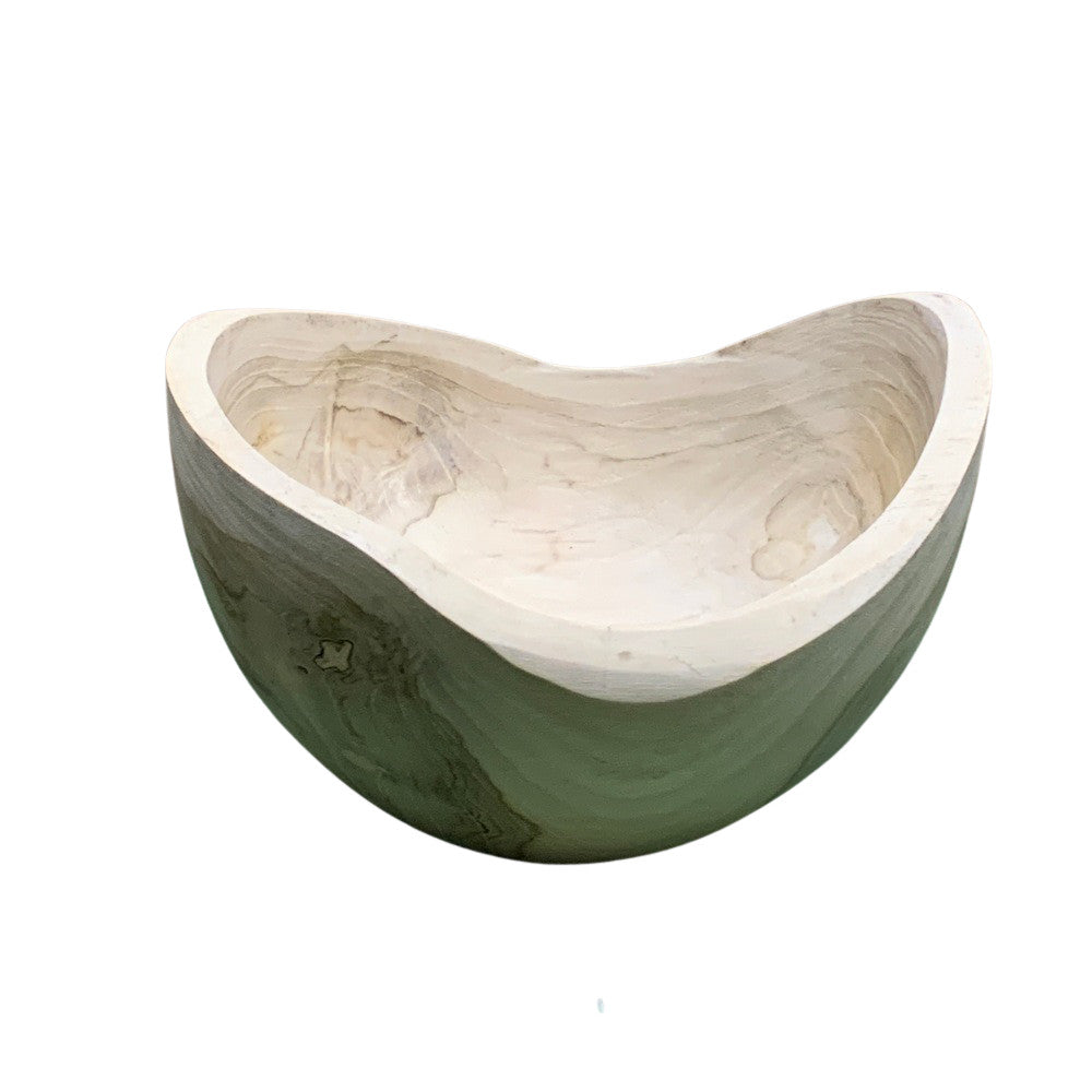 Small Natural Wooden Bowl - Berbere Imports