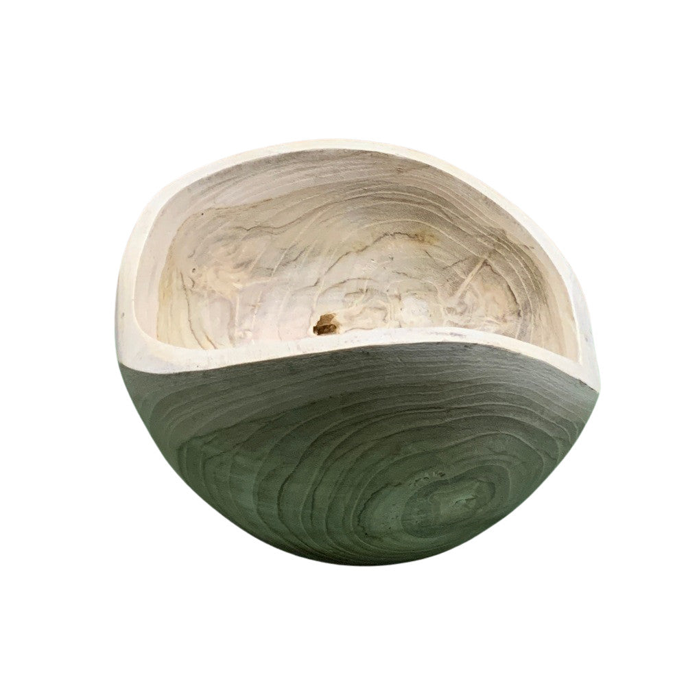 Small Natural Wooden Bowl - Berbere Imports