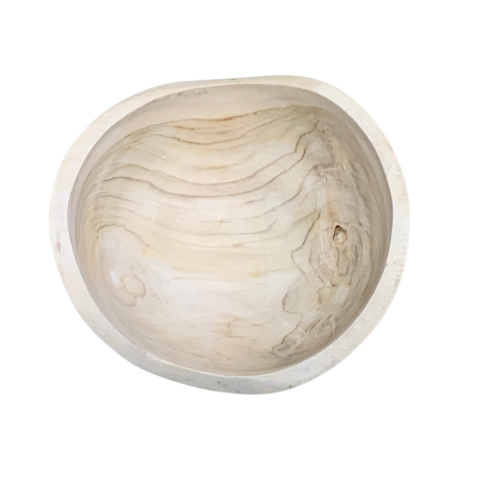 Small Natural Wooden Bowl - Berbere Imports