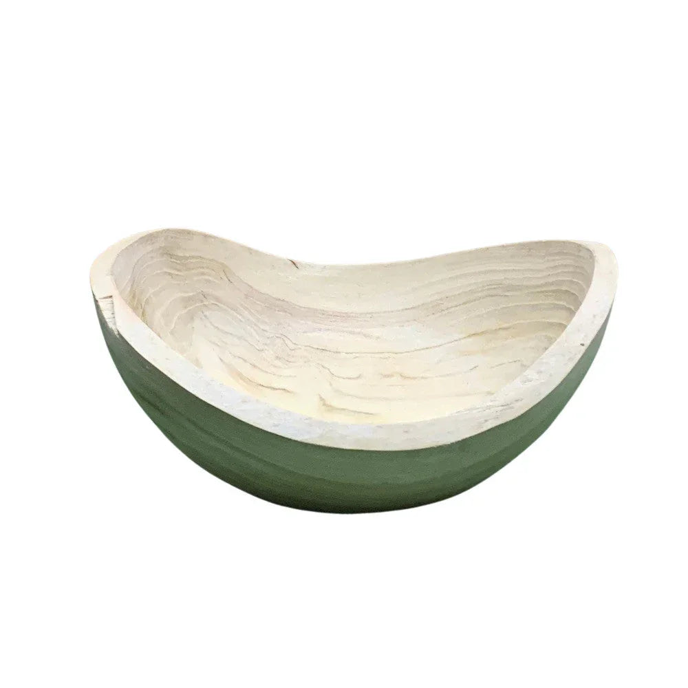 Small Natural Wooden Bowl - Berbere Imports