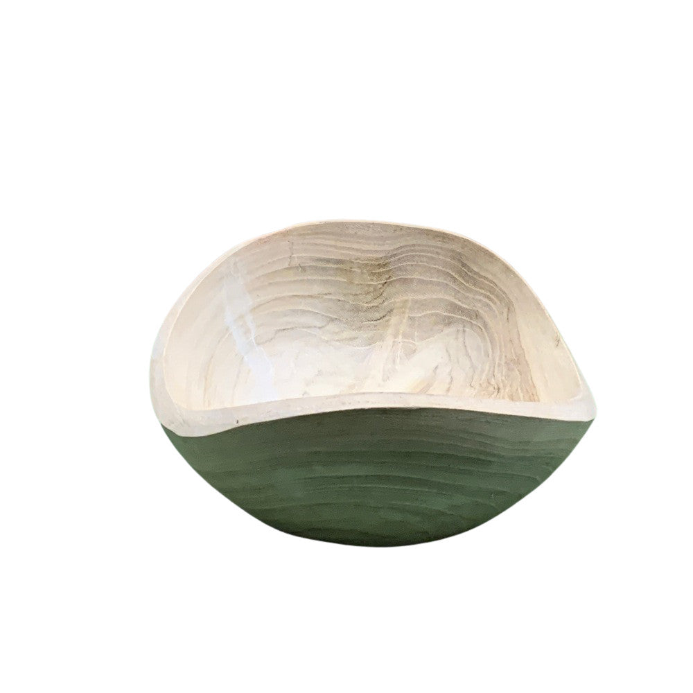 Small Natural Wooden Bowl - Berbere Imports