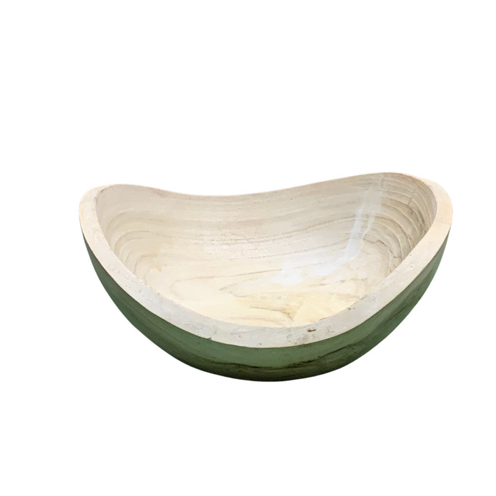 Small Natural Wooden Bowl - Berbere Imports