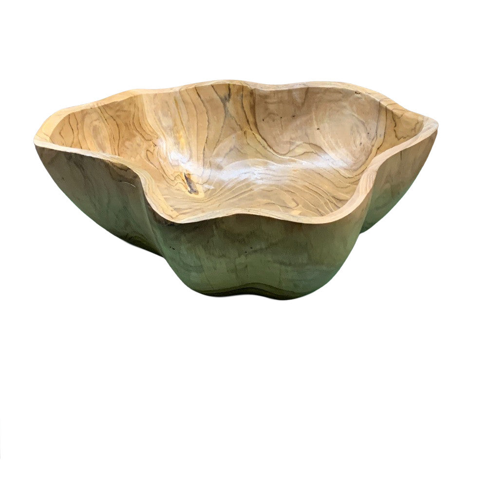 Medium Wooden Bowl - Berbere Imports