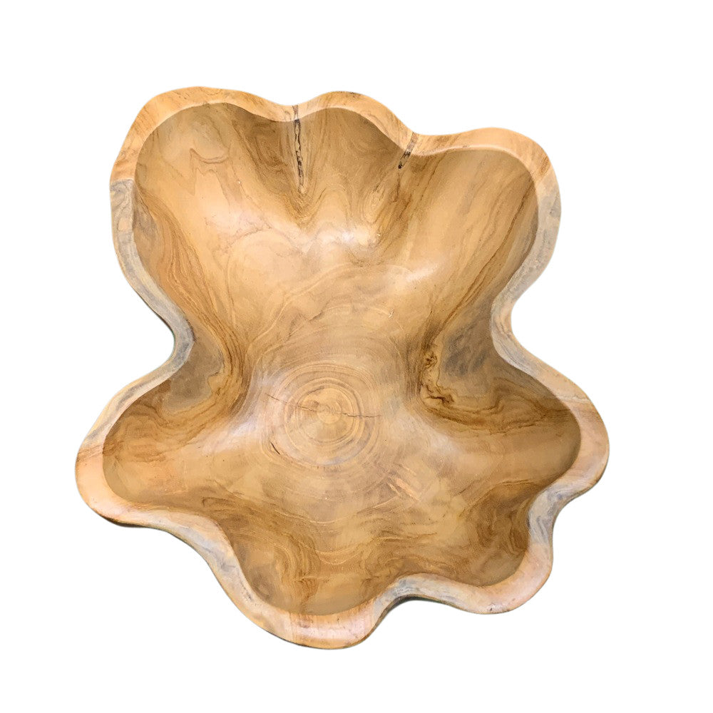 Medium Wooden Bowl - Berbere Imports