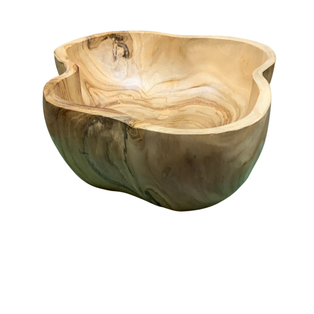 Medium Wooden Bowl - Berbere Imports
