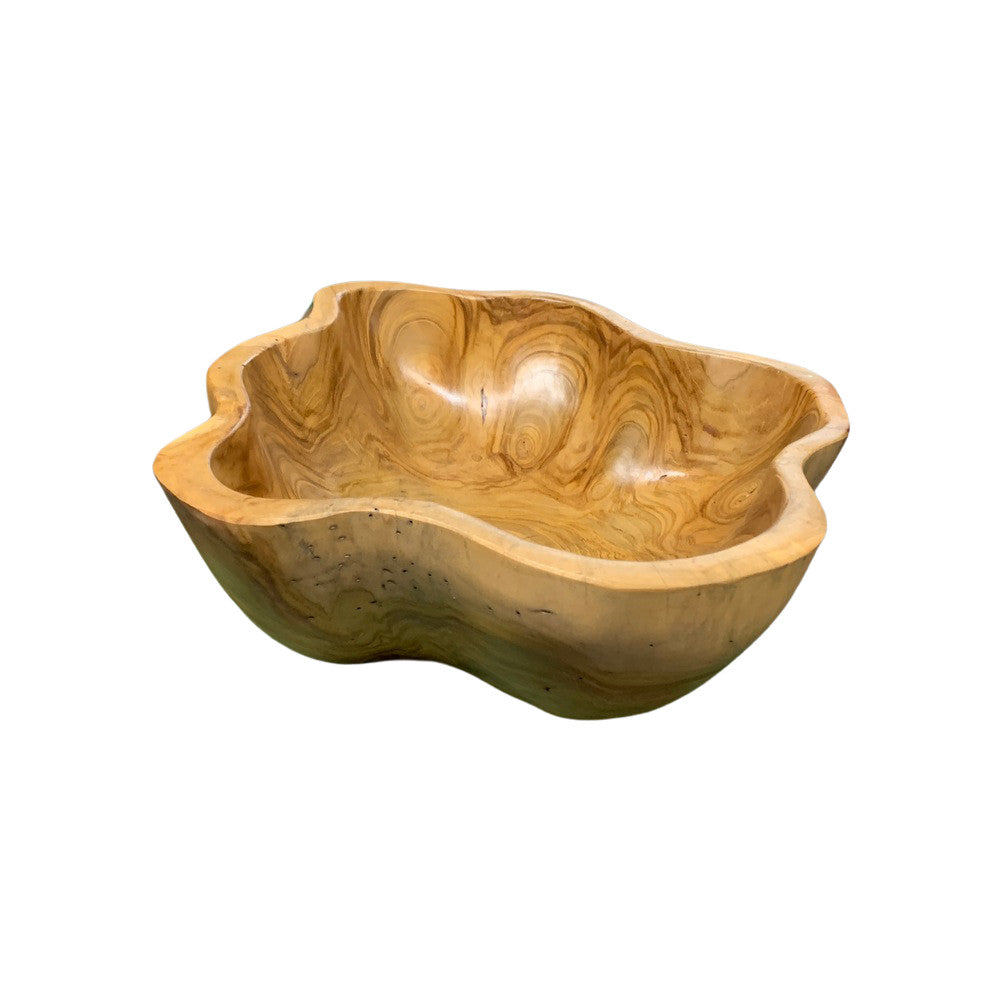 Medium Wooden Bowl - Berbere Imports