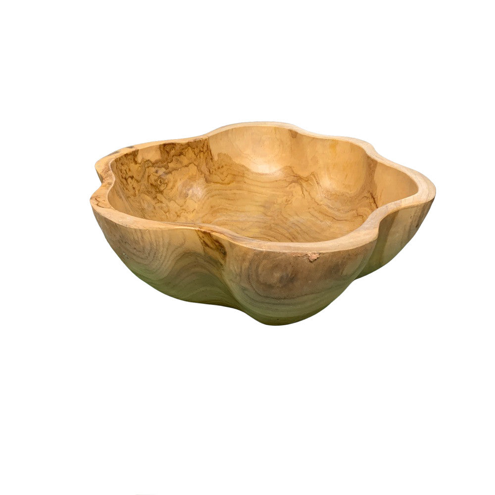 Medium Wooden Bowl - Berbere Imports