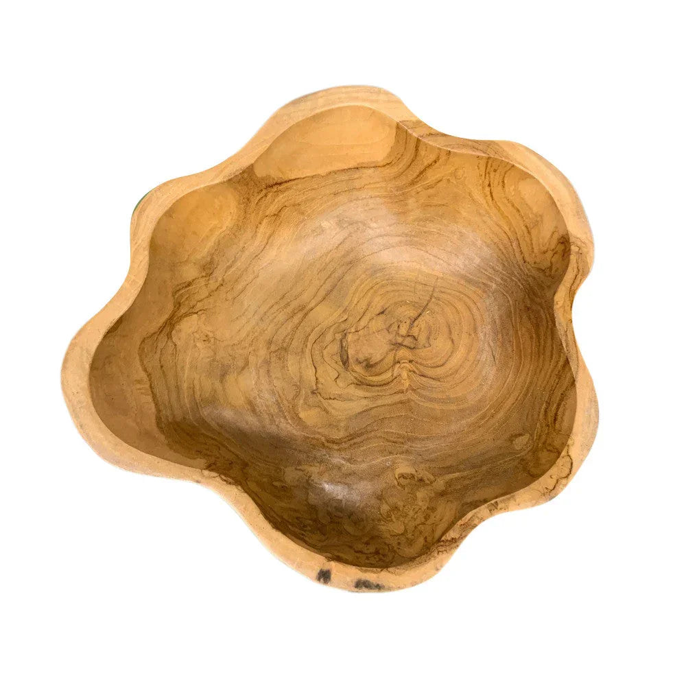 Medium Wooden Bowl - Berbere Imports