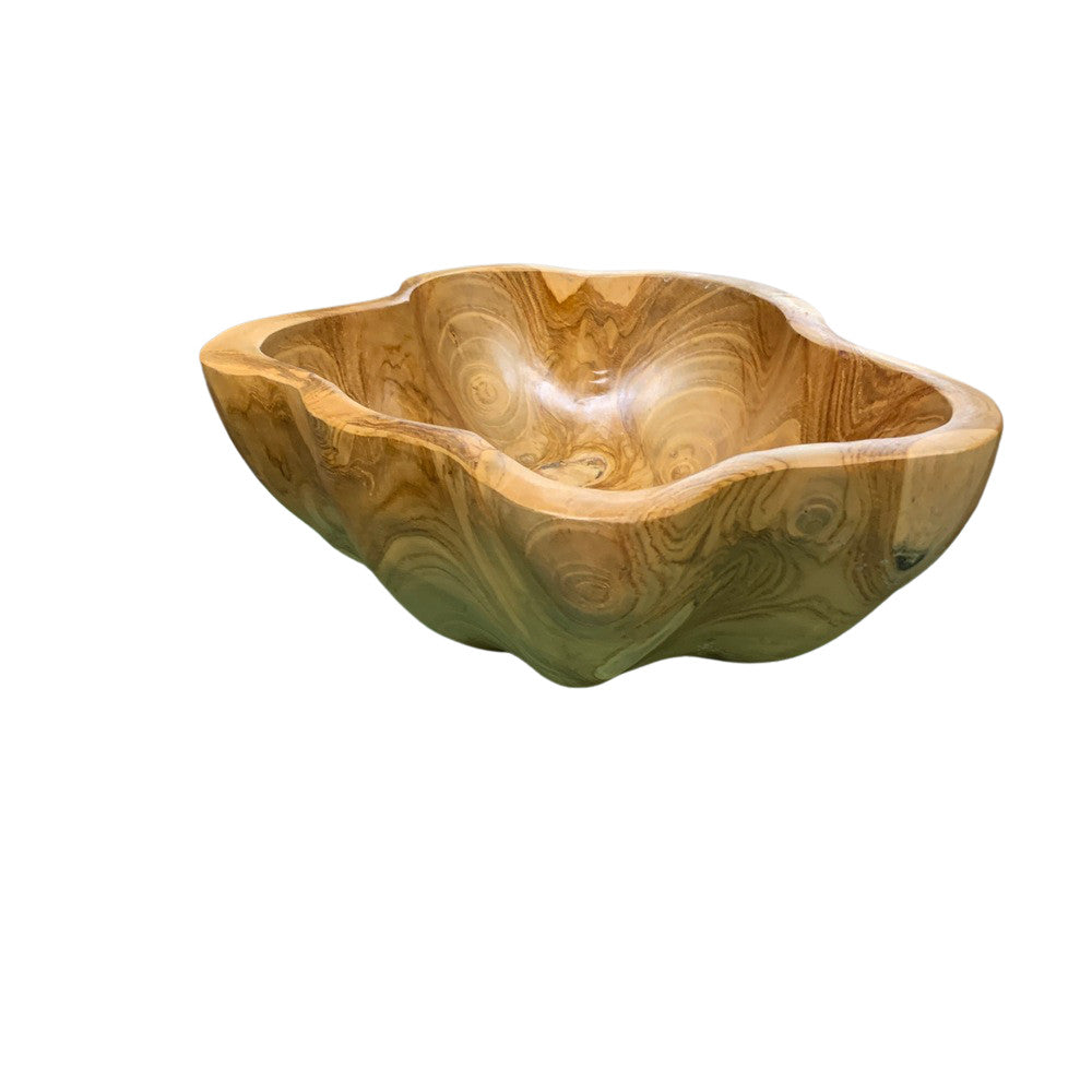Medium Wooden Bowl - Berbere Imports