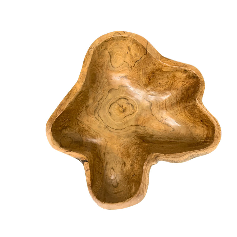 Medium Wooden Bowl - Berbere Imports