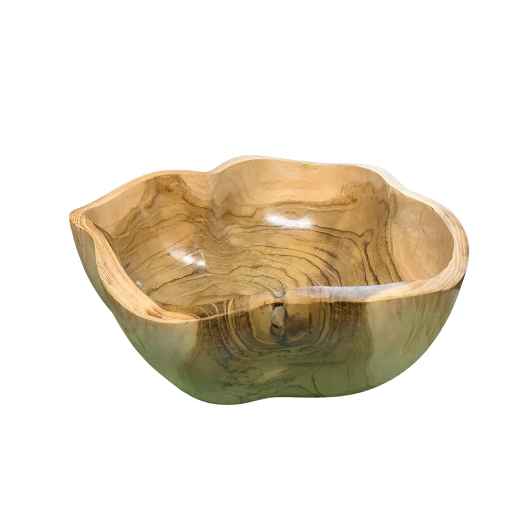 Medium Wooden Bowl - Berbere Imports