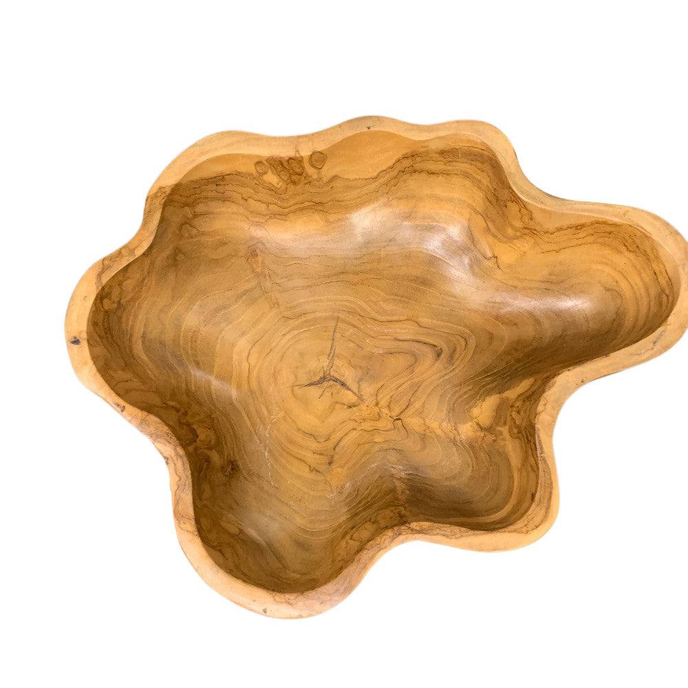 Medium Wooden Bowl - Berbere Imports