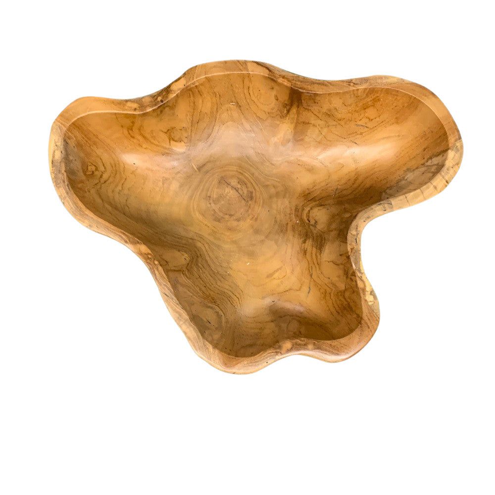 Medium Wooden Bowl - Berbere Imports