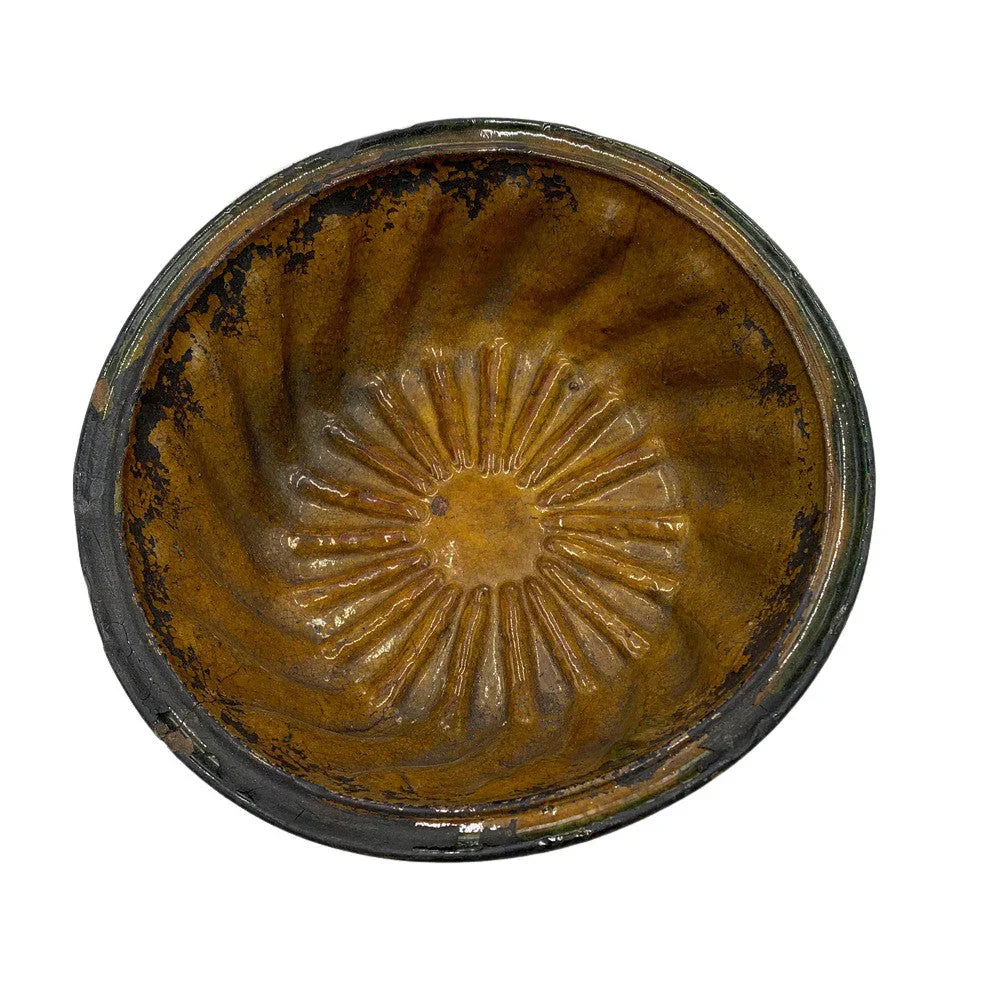 Antique Terracotta Cake Mold - Berbere Imports