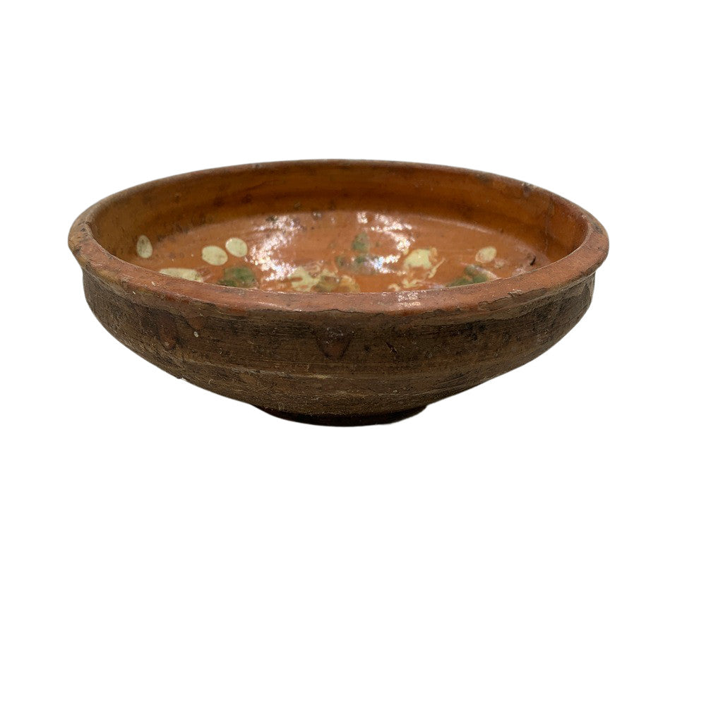 Antique Hungarian Folk Art Decorative Bowl - Berbere Imports