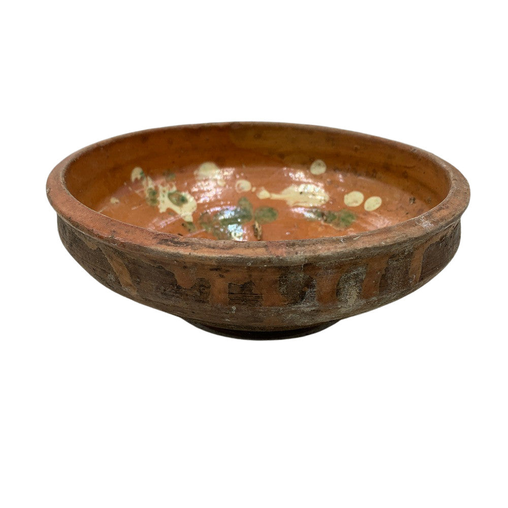 Antique Hungarian Folk Art Decorative Bowl - Berbere Imports