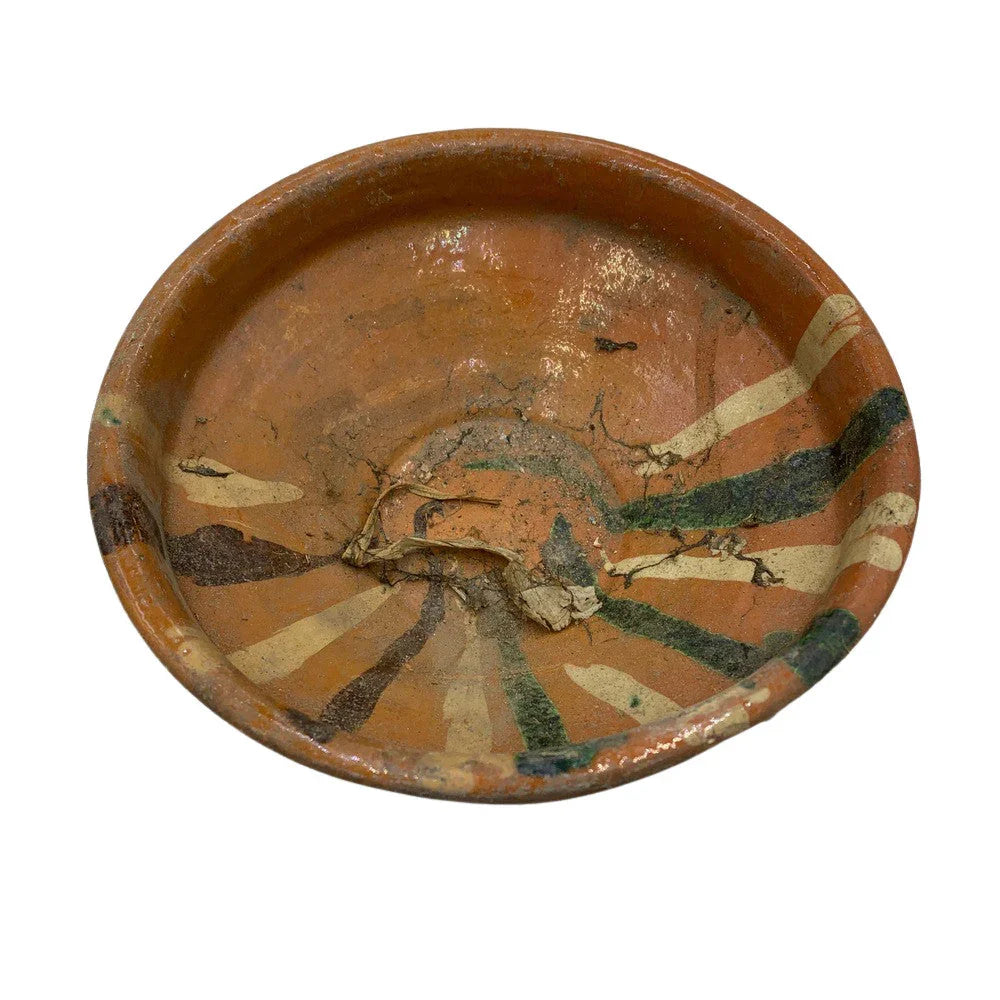 Antique Hungarian Folk Art Decorative Bowl - Berbere Imports