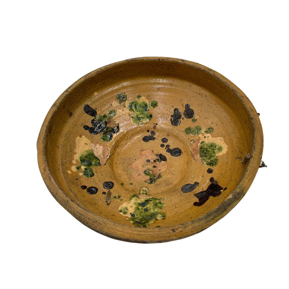 Antique Hungarian Folk Art Decorative Bowl - Berbere Imports