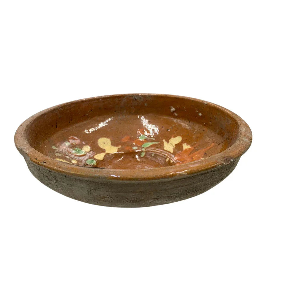 Antique Hungarian Folk Art Decorative Bowl - Berbere Imports