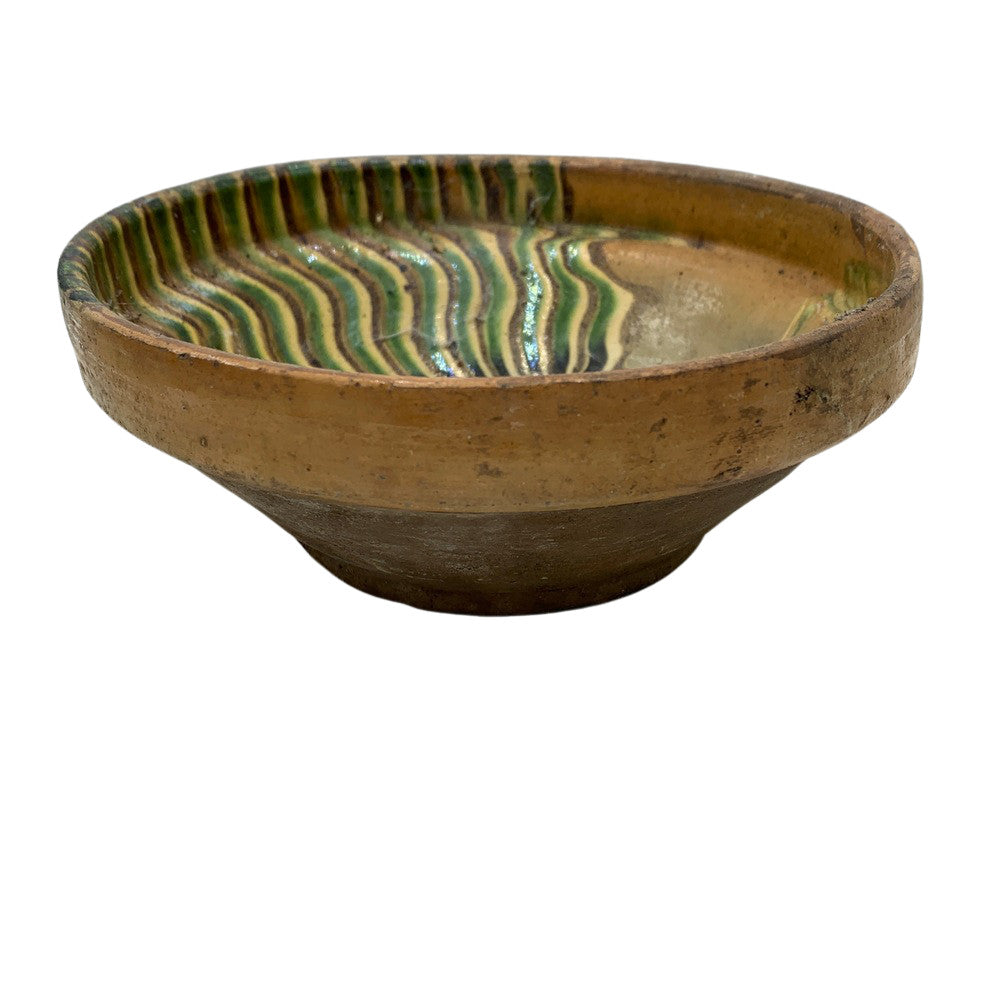 Antique Hungarian Folk Art Decorative Bowl - Berbere Imports