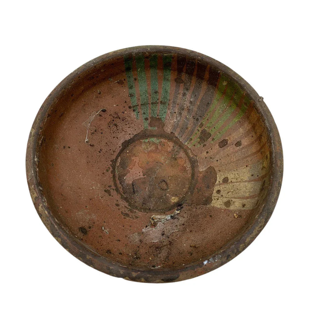 Antique Hungarian Folk Art Decorative Bowl - Berbere Imports
