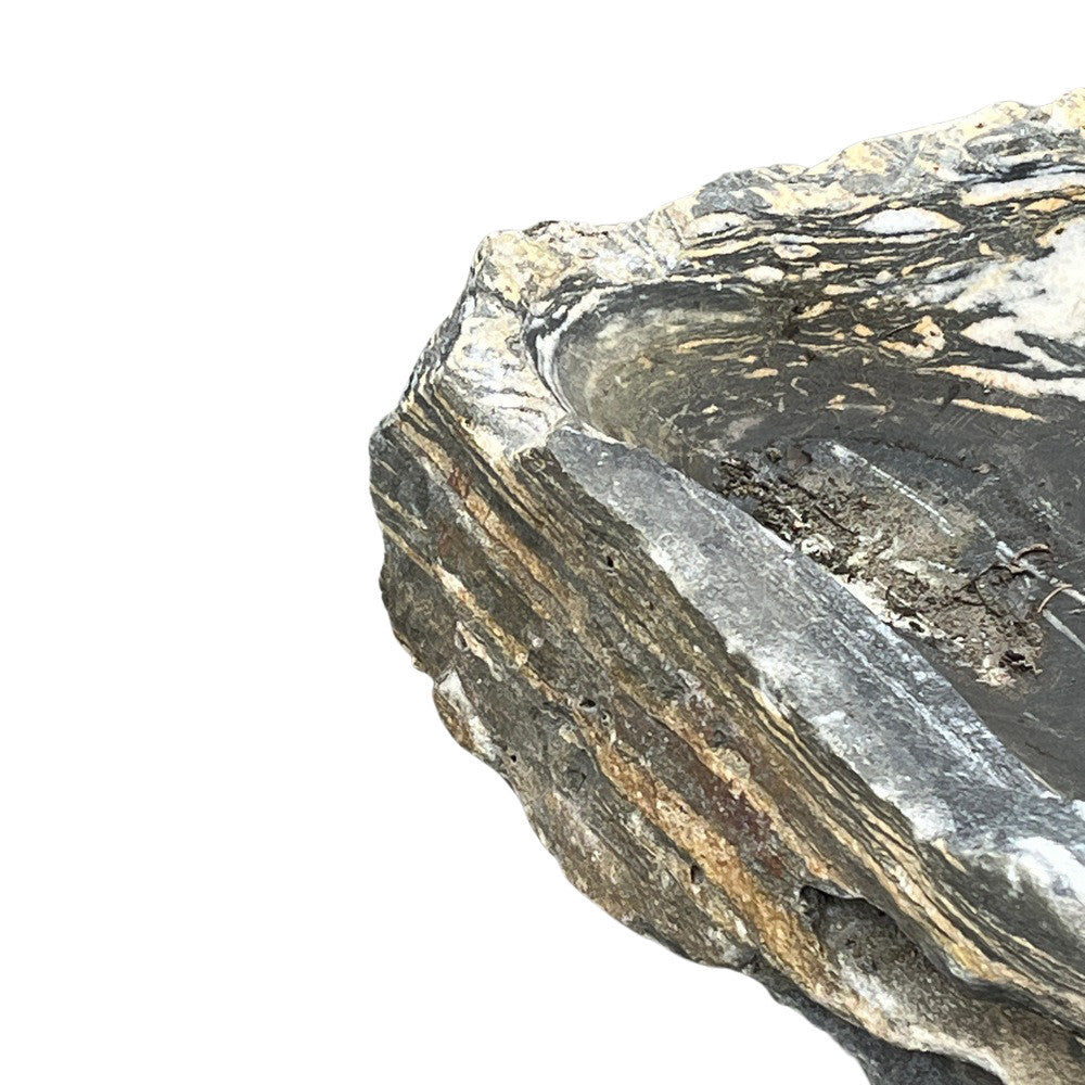 Spanish Organic-Shaped Stone Bowl - Berbere Imports