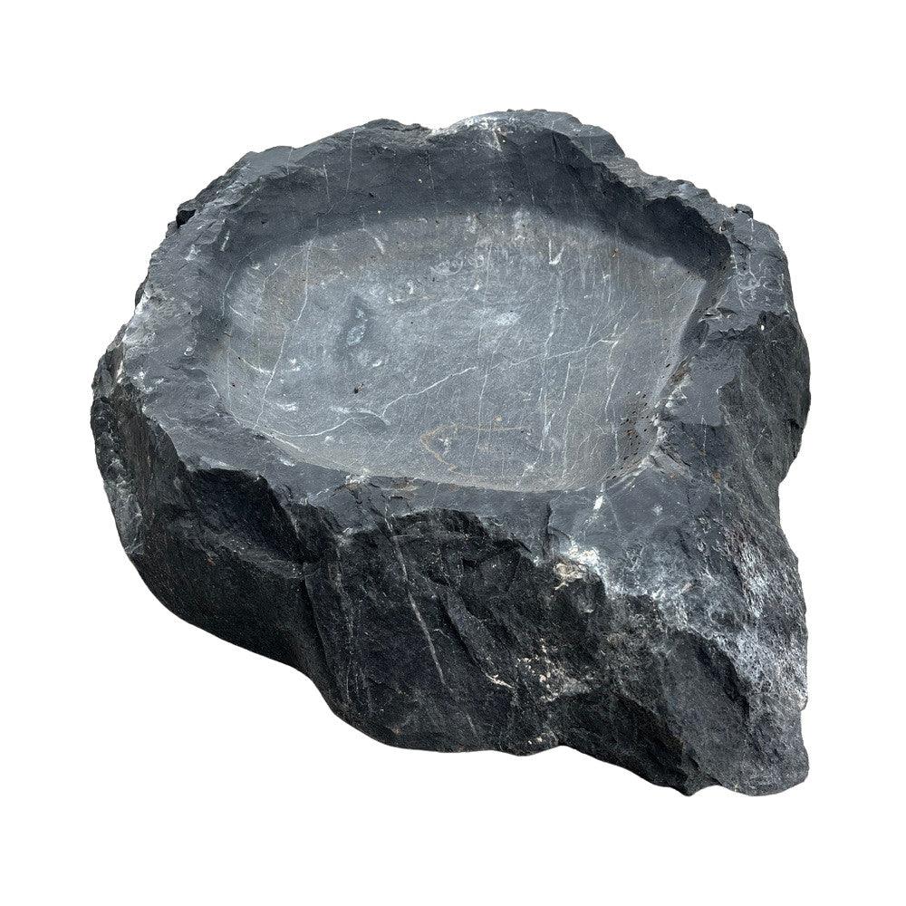 Spanish Organic-Shaped Stone Bowl - Berbere Imports