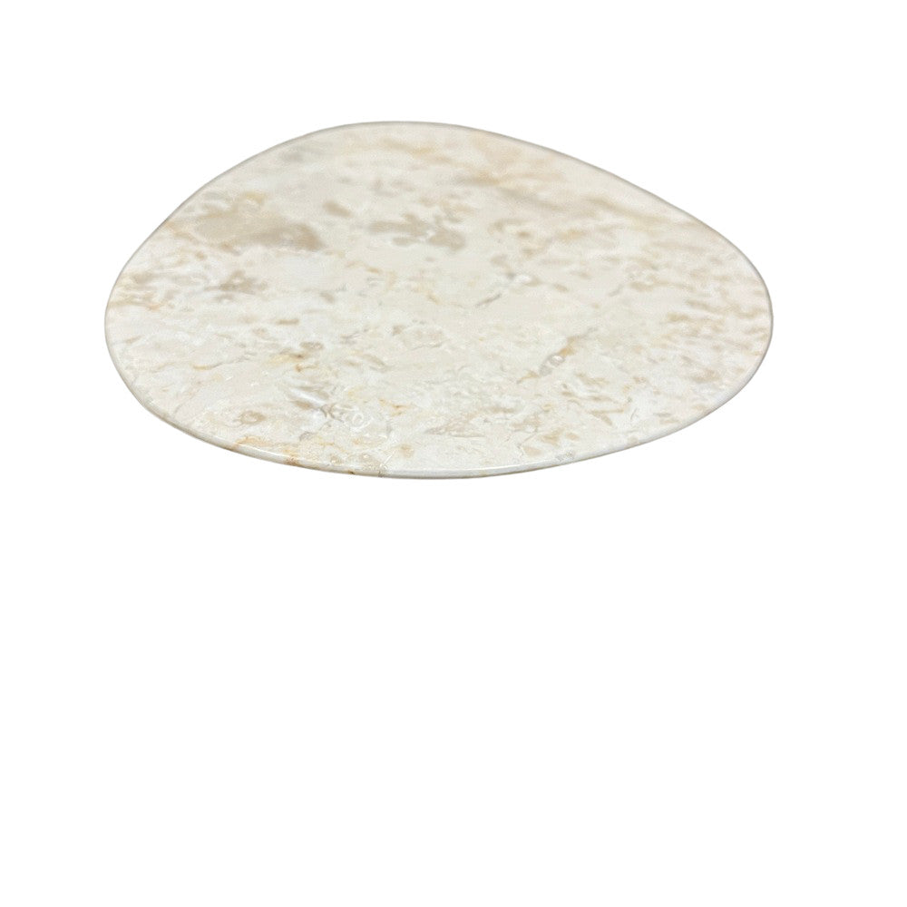 Marble Cheese Plate - Medium, 0.75" H – from Indonesia, view 2 of 5