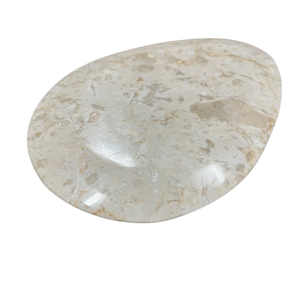 Marble Cheese Plate - Medium, 0.75" H – from Indonesia, view 4 of 5