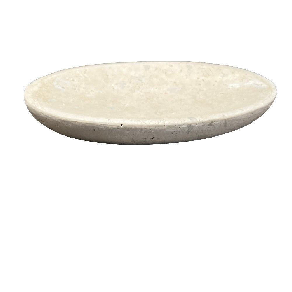 Travertine Plate - Small - Berbere Imports