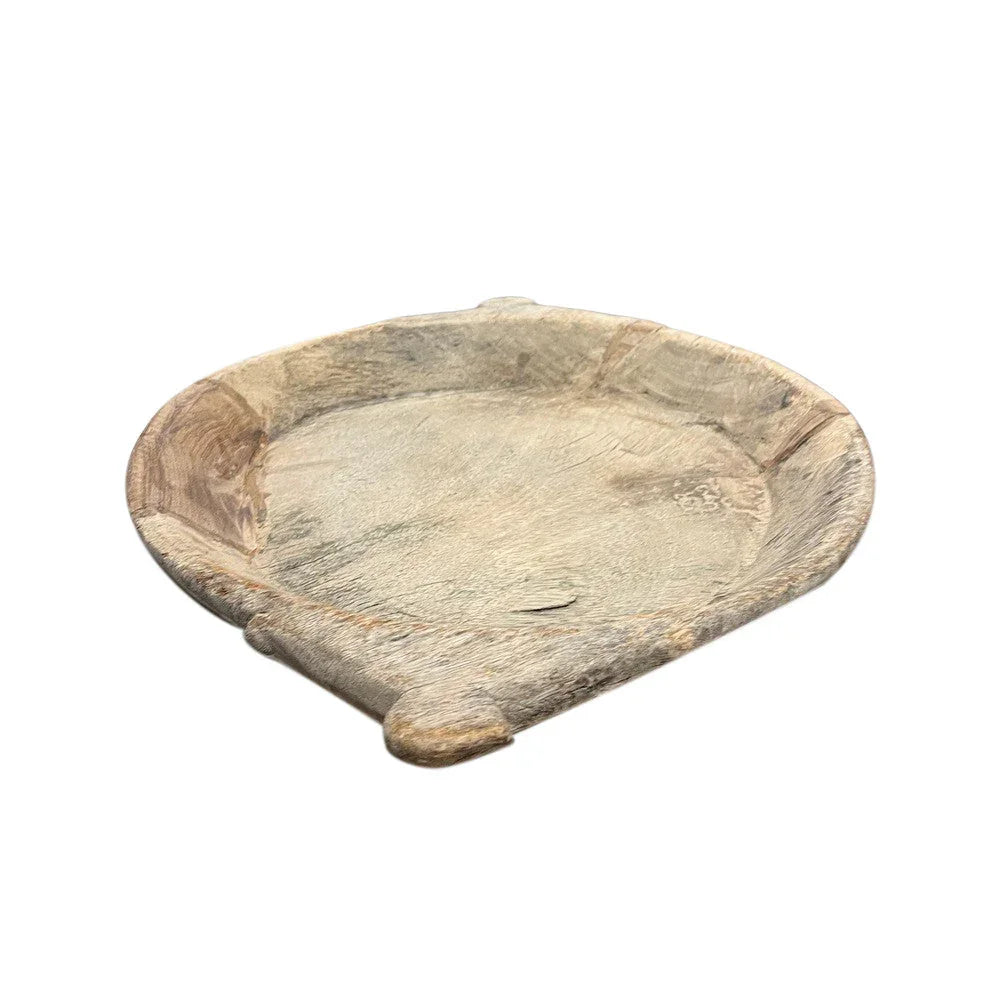 Vintage Wooden Parat Bowl - Berbere Imports