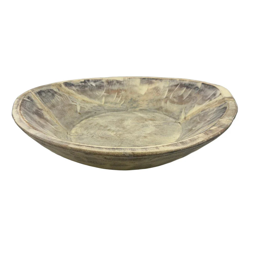Vintage Wooden Parat Bowl - Berbere Imports