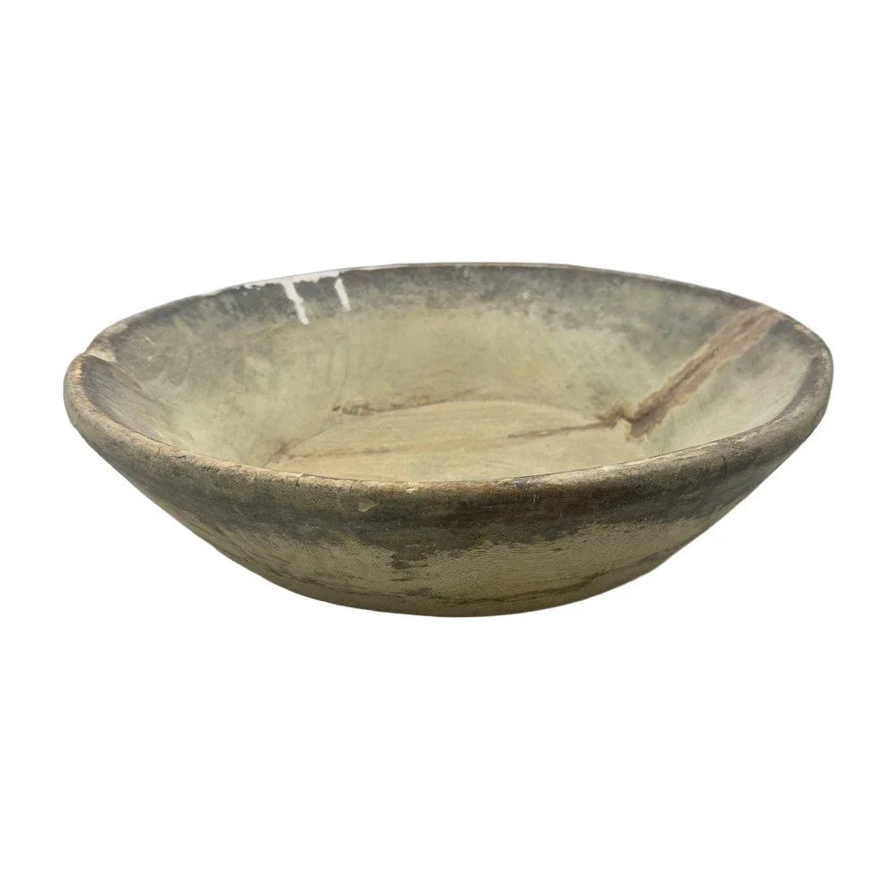 Vintage Wooden Parat Bowl - Berbere Imports