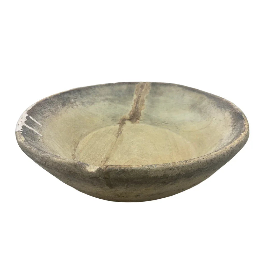 Vintage Wooden Parat Bowl - Berbere Imports