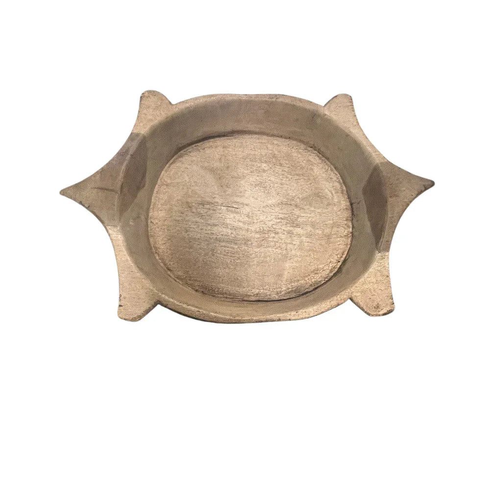 Vintage Wooden Parat Bowl - Berbere Imports