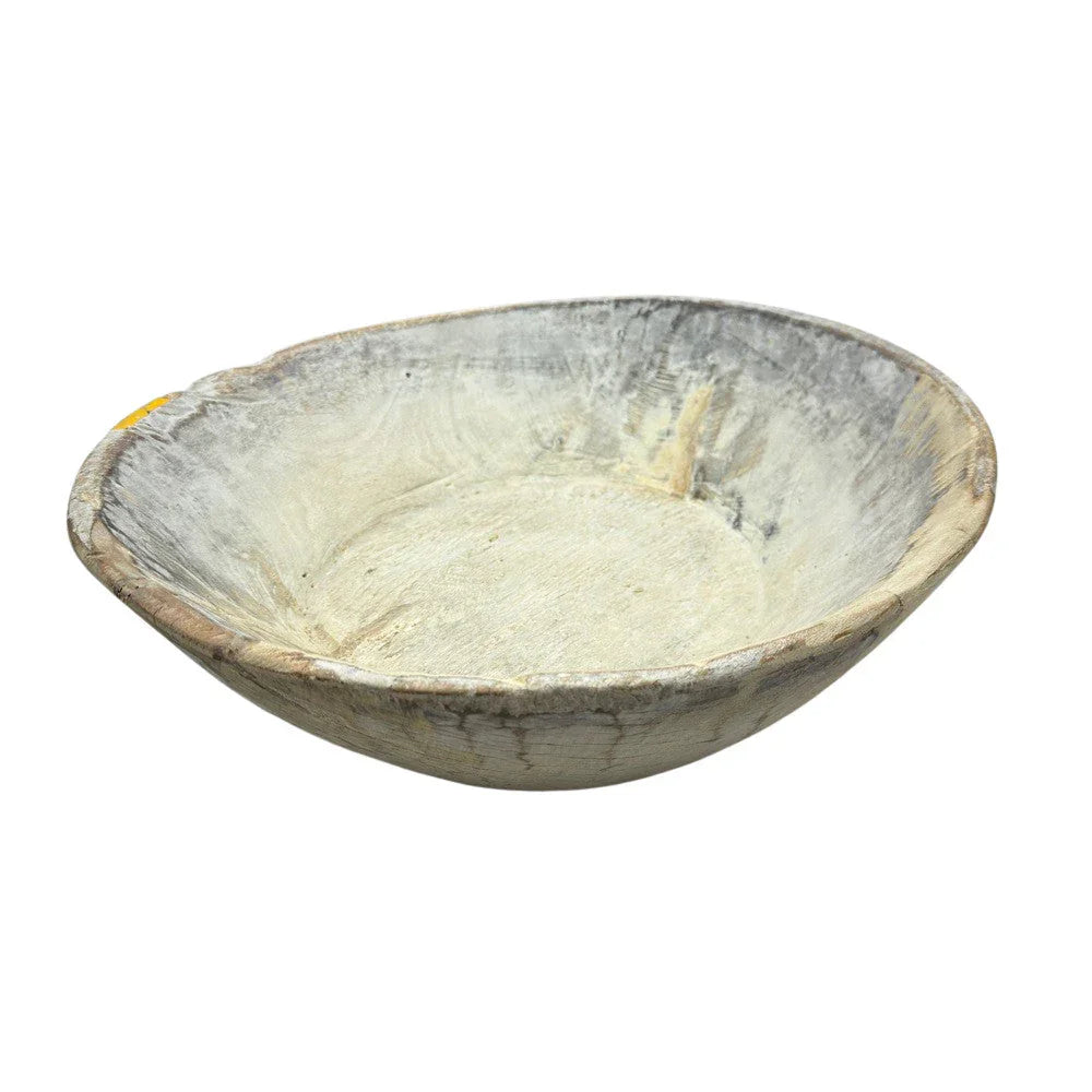 Vintage Wooden Parat Bowl - Medium - Berbere Imports