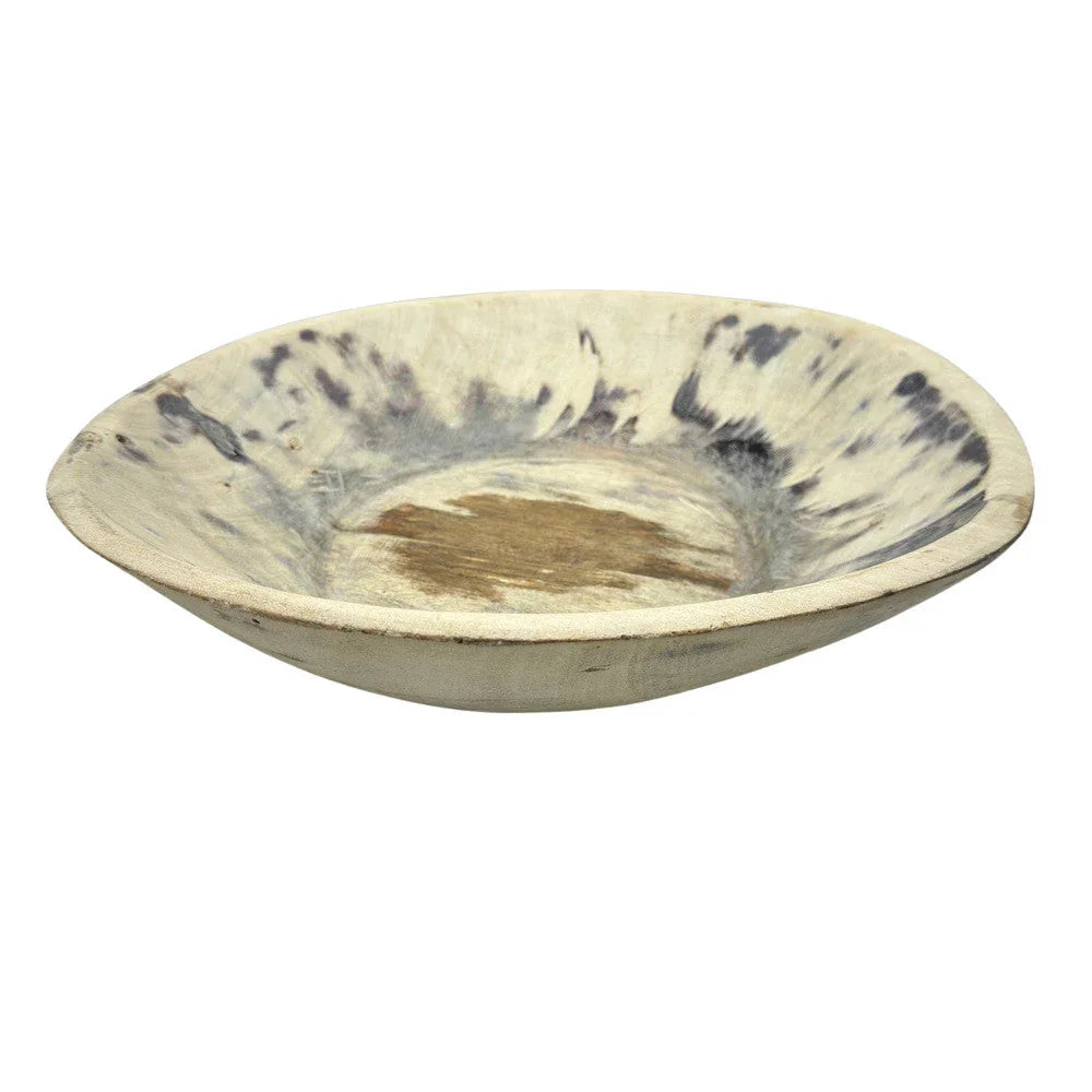 Vintage Wooden Parat Bowl - Medium - Berbere Imports