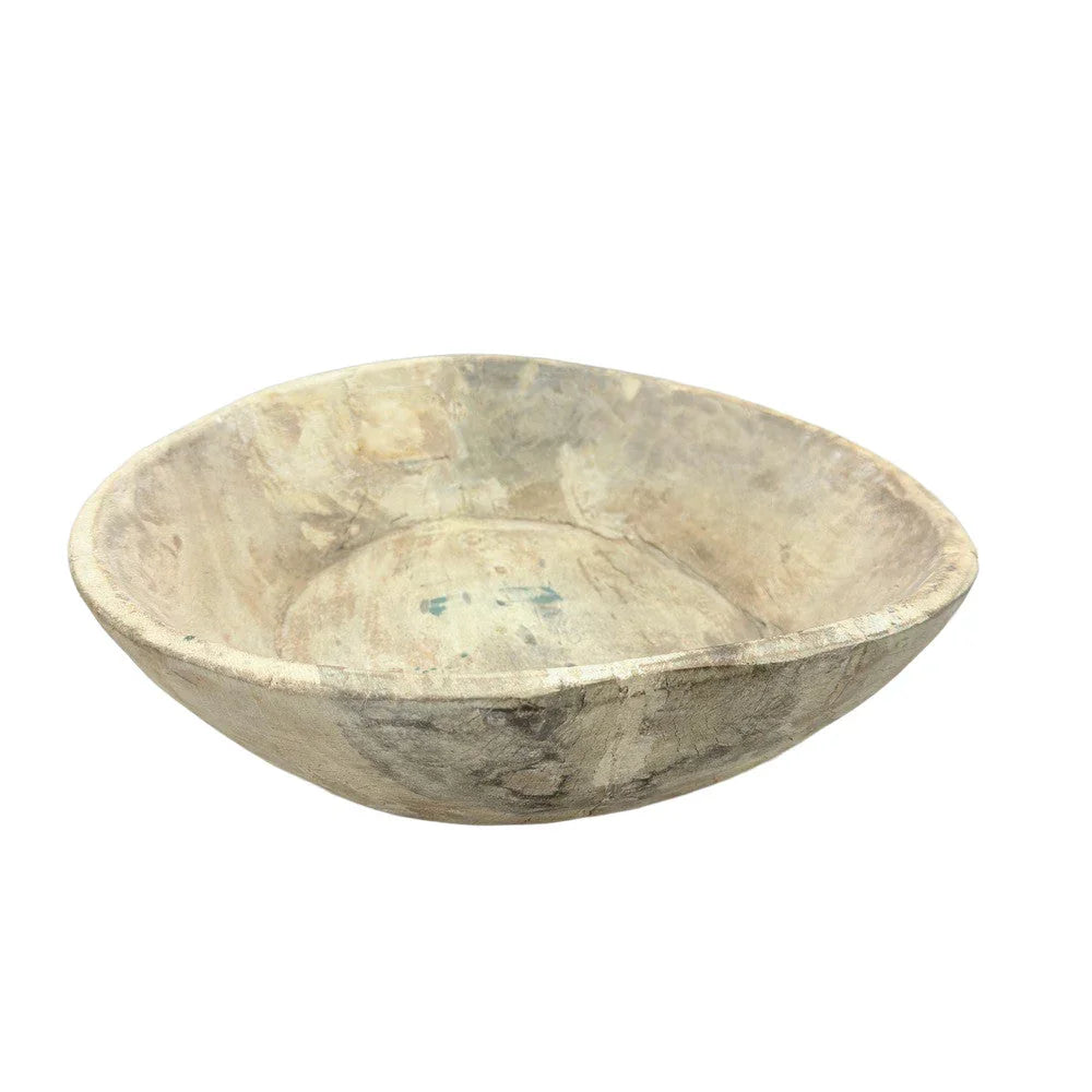 Vintage Wooden Parat Bowl - Berbere Imports