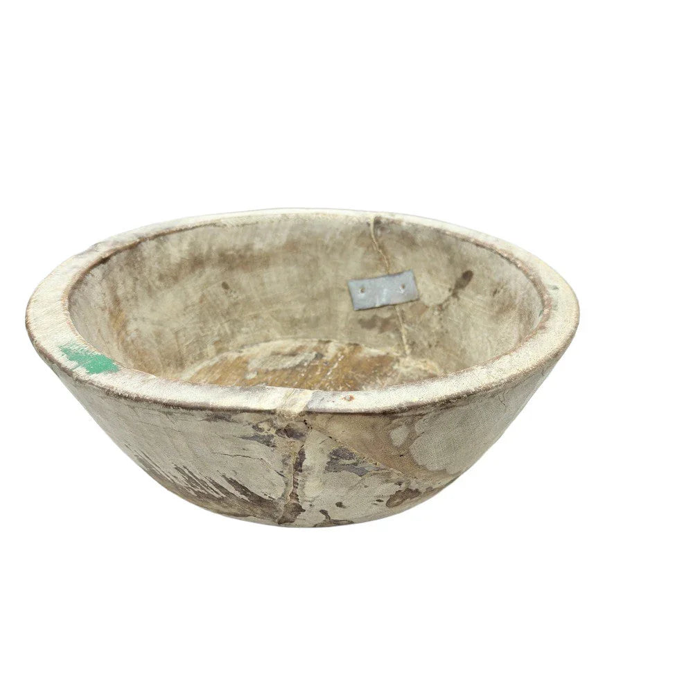 Vintage Wooden Parat Bowl - Berbere Imports