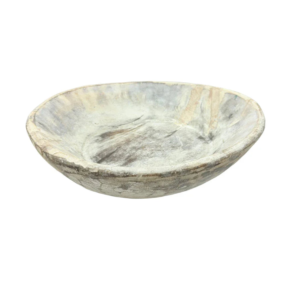 Vintage Wooden Parat Bowl - Berbere Imports