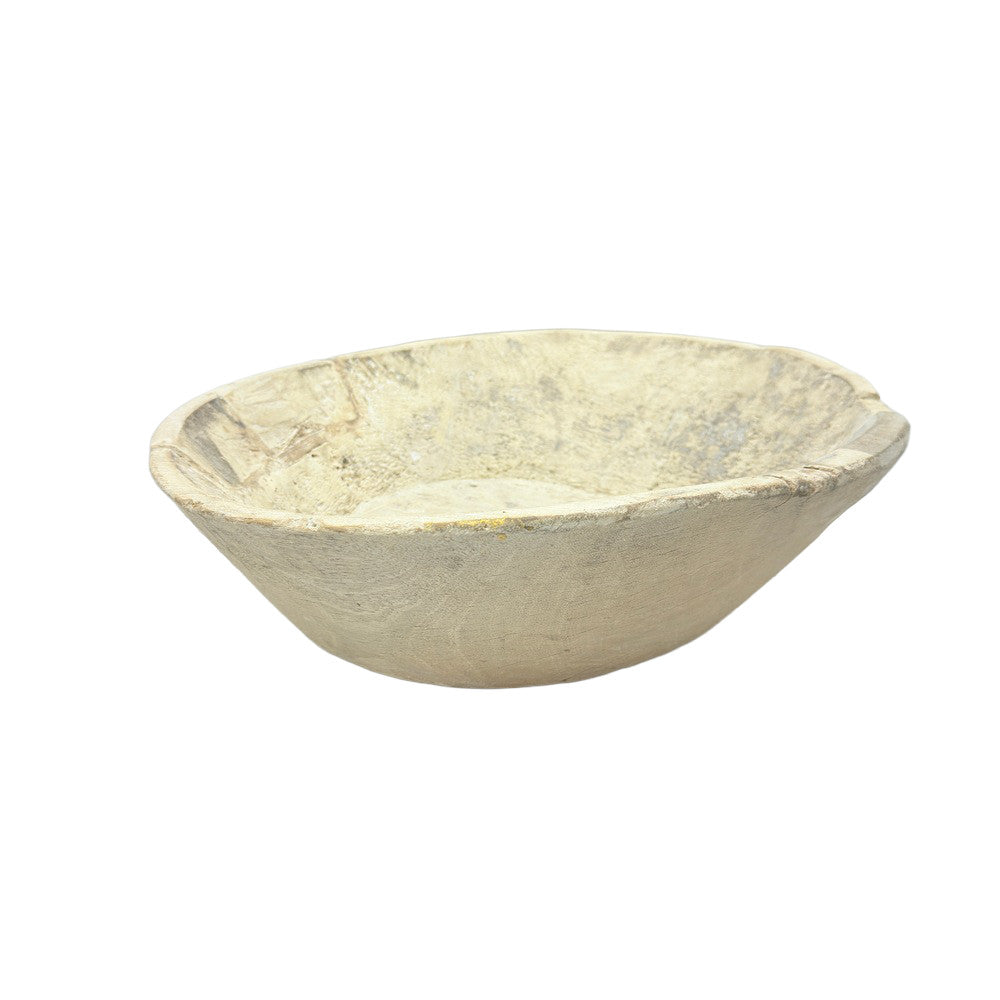 Vintage Wooden Parat Bowl - Berbere Imports